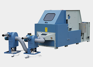 Semi-auto fibre carding & stuffing machine