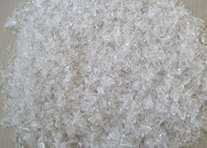 Grade AAA recycled PET pure white flakes