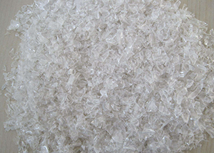 Grade A recycled PET pure white flakes