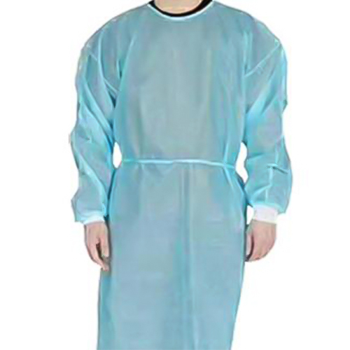 Disposable Blue Surgical Gown (With Cuffs)