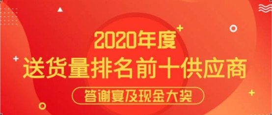 盈拓控股旗下回收业务板块-东莞市拓展实业有限公司粟边事业部，隆重对前十名供应商给予重奖